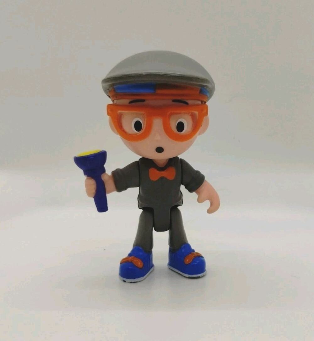 Blippi Mystery Figure Holding Flashlight Toy Good Condition